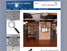 Tablet Screenshot of barrowelectric.com